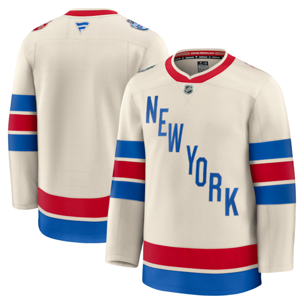 New York Rangers 2026 NHL Winter Classic Premium Jersey - Beige