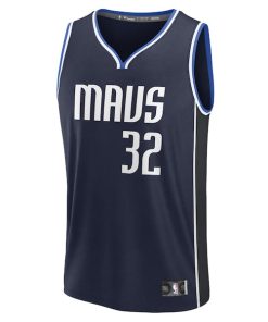 Alternative view of Cooper Flagg Dallas Mavericks  2025 NBA Draft First Round Pick Fast Break Replica Jersey - Statement Edition - Navy