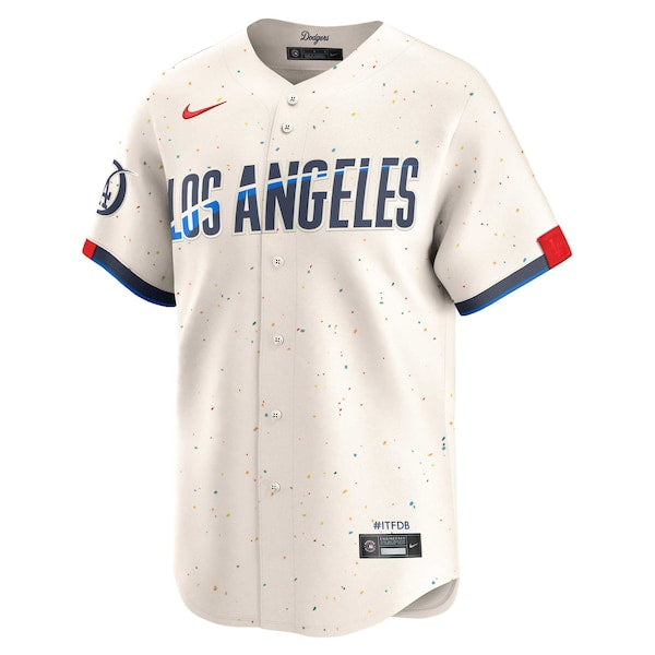 Los Angeles Dodgers Nike 2024 City Connect Limited Jersey - Cream - Image 2
