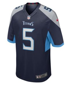 Alternative view of Kearis Jackson Tennessee Titans Nike Team Game Jersey -  Navy