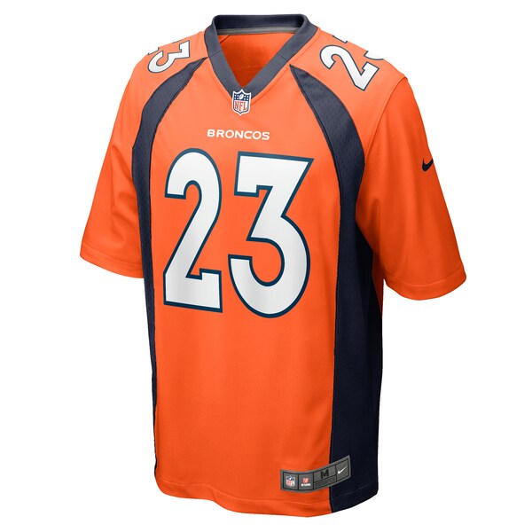 Fabian Moreau Denver Broncos Nike Team Game Jersey - Orange - Image 2