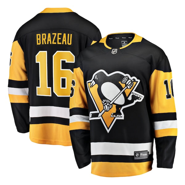 Justin Brazeau Pittsburgh Penguins Home Breakaway Jersey - Black