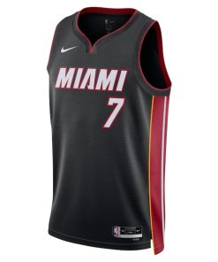 Alternative view of Kyle Lowry Miami Heat Nike Unisex Swingman Jersey - Icon Edition - Black