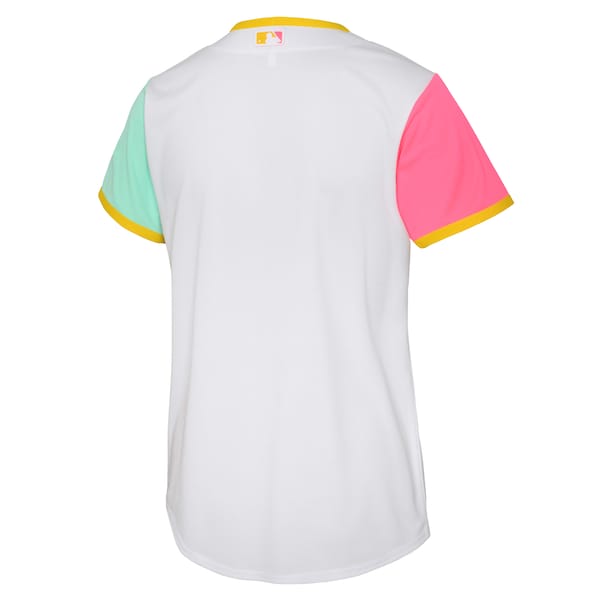 San Diego Padres Nike Preschool 2022 City Connect Replica Team Jersey - White - Image 3