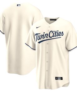 Minnesota Twins Nike Alternate Replica Team Jersey - Cream