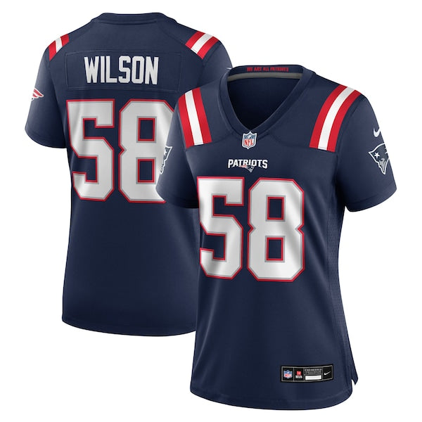 Jared Wilson New England Patriots Nike Women's Team Game Jersey - Navy