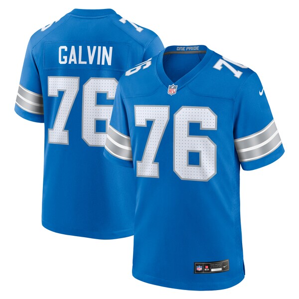 Connor Galvin Detroit Lions Nike Team Game Jersey - Blue - Image 2