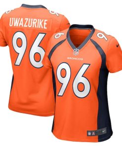 Eyioma Uwazurike Denver Broncos Nike Women's Game Player Jersey - Orange