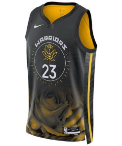 Alternative view of Draymond Green Golden State Warriors Nike Unisex 2022/23 Swingman Jersey - City Edition - Black