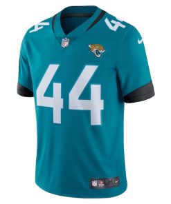 Alternative view of Travon Walker Jacksonville Jaguars Nike Team Logo Vapor Limited Jersey - Teal