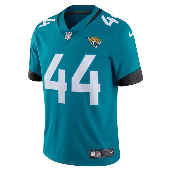 Travon Walker Jacksonville Jaguars Nike Team Logo Vapor Limited Jersey - Teal - Image 2