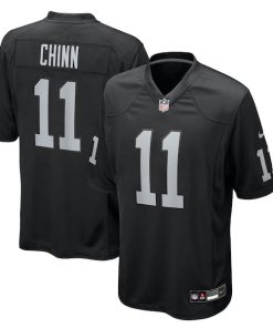 Jeremy Chinn Las Vegas Raiders Nike Team Game Jersey -  Black