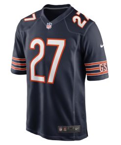 Alternative view of Greg Stroman Chicago Bears Nike Team Game Jersey -  Navy