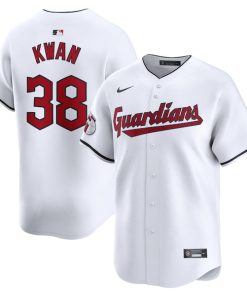 Steven Kwan Cleveland Guardians Nike Home Limited Player Jersey - White