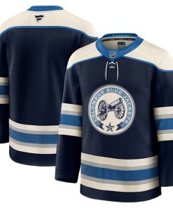 Alternative view of Columbus Blue Jackets  Alternate Premium Jersey - Navy
