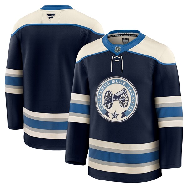 Columbus Blue Jackets Alternate Premium Jersey - Navy - Image 2