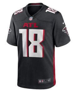 Alternative view of Mack Hollins Atlanta Falcons Nike Game Player Jersey - Black