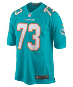 Alternative view of Austin Jackson Miami Dolphins Nike Game Jersey - Aqua