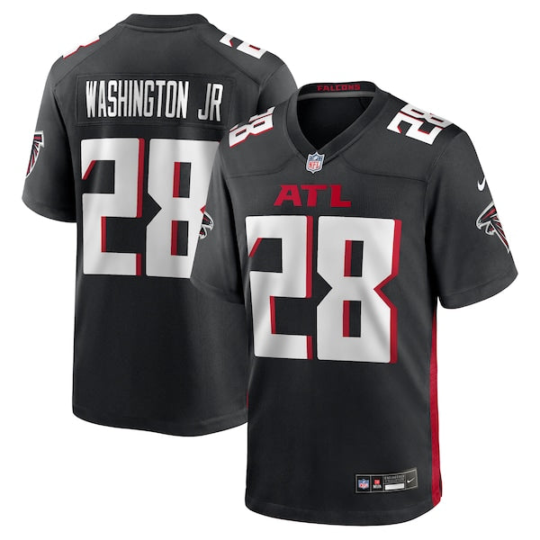 Carlos Washington Jr. Atlanta Falcons Nike Team Game Jersey - Black