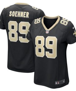 Dylan Soehner New Orleans Saints Nike Women's Game Jersey - Black