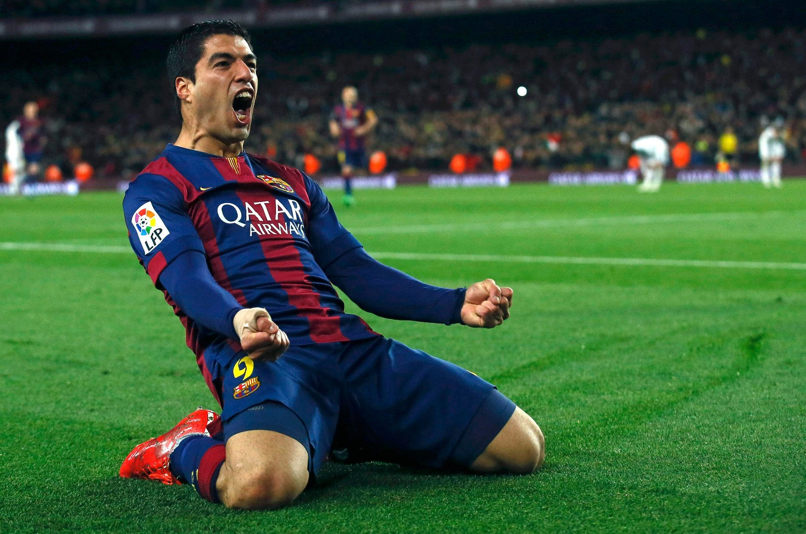 Barcelona 2014-15 Home Vintage Jersey - Image 3