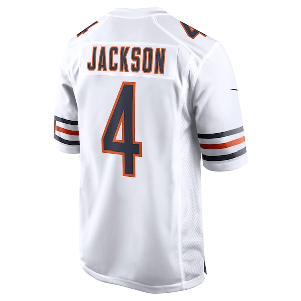 Eddie Jackson Chicago Bears Nike Game Jersey - White/Navy - Image 4