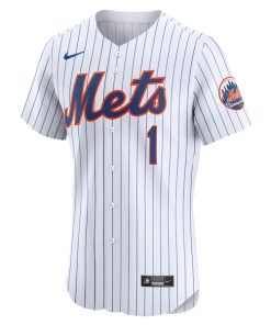 Alternative view of Jeff McNeil New York Mets Nike Home Elite Player Jersey - White