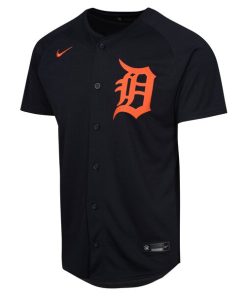 Alternative view of Detroit Tigers Nike Youth Alternate Limited Jersey - Navy