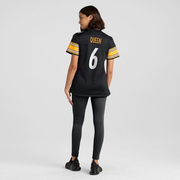 Patrick Queen Pittsburgh Steelers Nike Women's Game Jersey - Black - Image 8