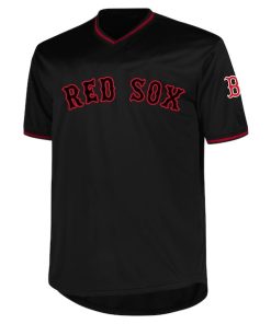 Alternative view of Boston Red Sox Profile Big & Tall Pop Fashion Jersey - Black