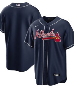 Atlanta Braves Nike Alternate Replica Team Jersey - Navy