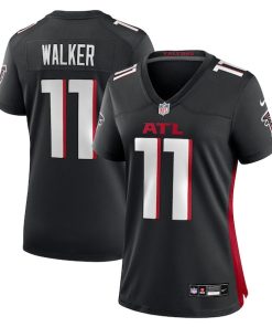 Jalon Walker Atlanta Falcons Nike Women's Team Game Jersey -  Black