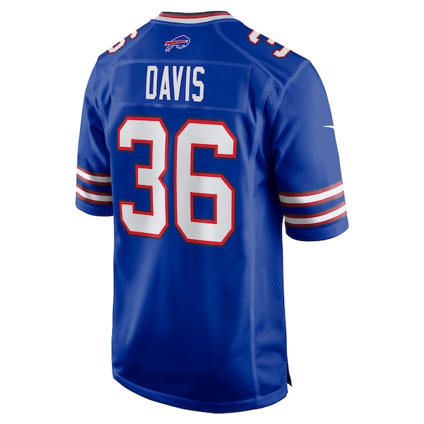 Caden Davis Buffalo Bills Nike Team Game Jersey - Royal - Image 3