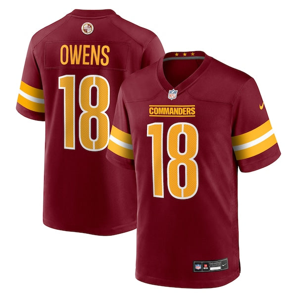 Tyler Owens Washington Commanders Nike Team Game Jersey - Burgundy