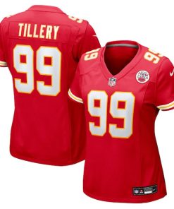 Jerry Tillery Kansas City Chiefs Nike Women's Team Game Jersey -  Red