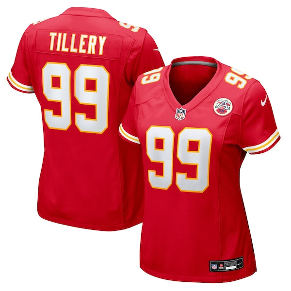 Jerry Tillery Kansas City Chiefs Nike Women's Team Game Jersey - Red