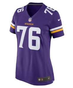 Alternative view of David Quessenberry Minnesota Vikings Nike Women's Team Game Jersey -  Purple