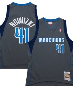 Dirk Nowitzki Dallas Mavericks 2003/04 Hardwood Classics Swingman Jersey - Gray