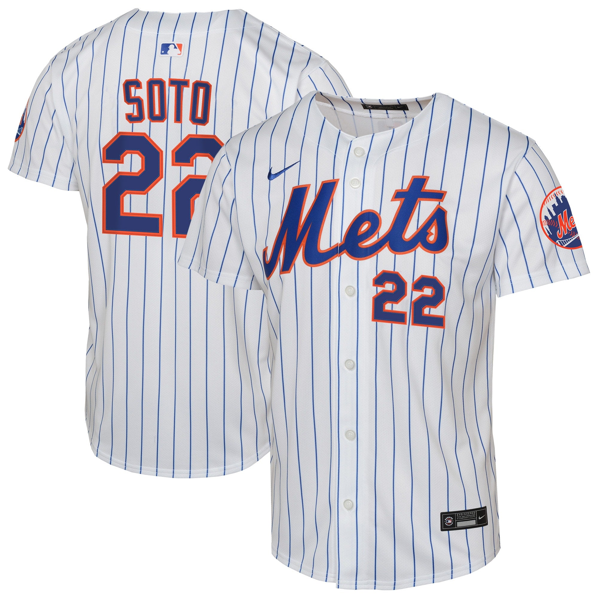 Juan Soto New York Mets Nike Preschool Alternate 2 Limited Jersey?ยจC Royal/White - Image 3