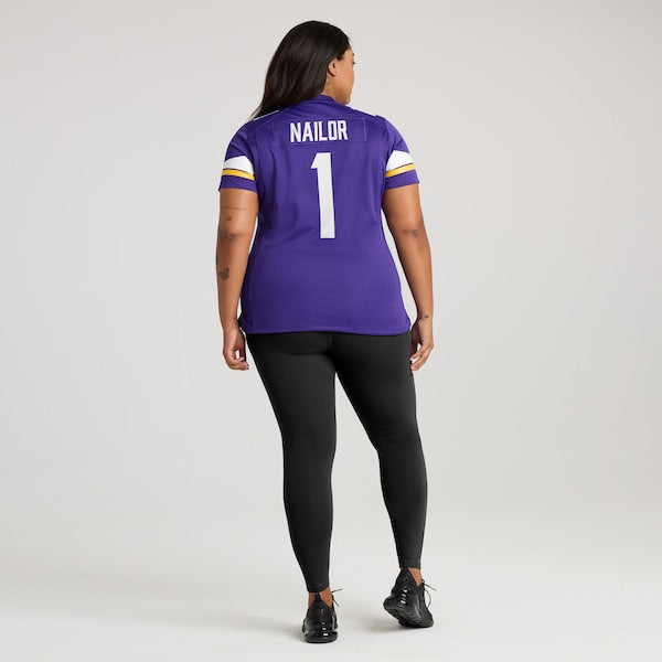 Jalen Nailor Minnesota Vikings Nike Women's Team Game Jersey - Purple - Image 7