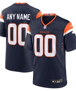Denver Broncos Nike Alternate Custom Game Jersey - Navy