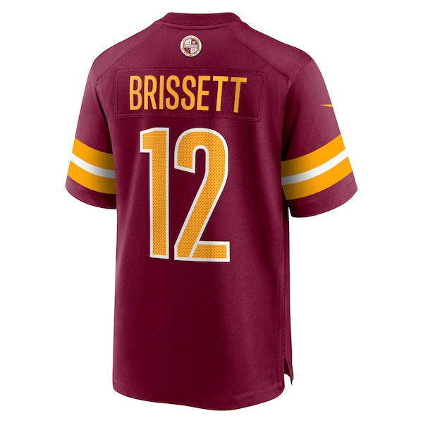 Jacoby Brissett Washington Commanders Nike Game Player Jersey - Burgundy - Image 3