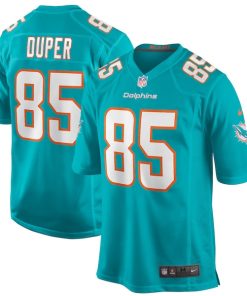 Alternative view of Mark Duper Miami Dolphins Nike Game Retired Player Jersey - Aqua/White