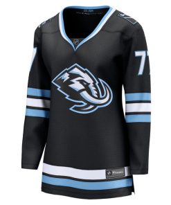 Alternative view of JJ Peterka Utah Mammoth  Women's Home Breakaway Jersey - Black