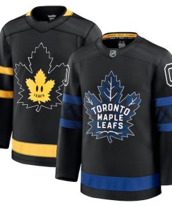 Toronto Maple Leafs x drew house  Alternate Premium Custom Jersey - Black/Blue/White