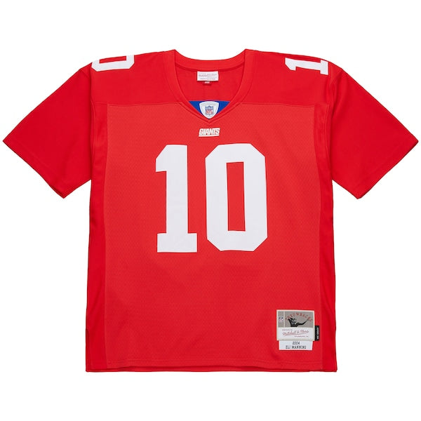 Eli Manning New York Giants 2004 Legacy Replica Jersey - Red - Image 2
