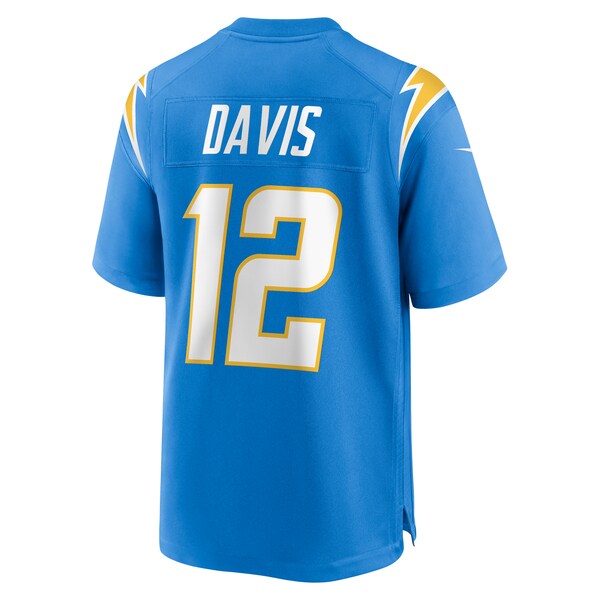 Derius Davis Los Angeles Chargers Nike Team Game Jersey - Powder Blue - Image 2