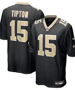 Mason Tipton New Orleans Saints Nike Team Game Jersey -  Black