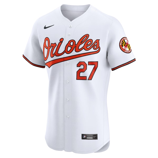James McCann Baltimore Orioles Nike Home Elite Player Jersey - White - Image 2