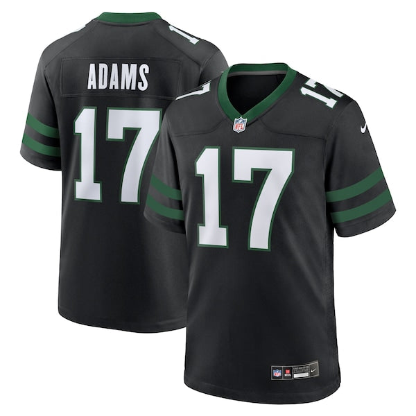 Davante Adams New York Jets Nike Alternate Game Jersey - Legacy Black/White - Image 2